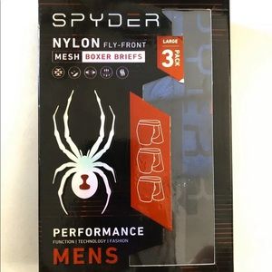 Spyder Performance Mesh Boxer Brief 3 pack.